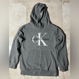 Calvin Klein Jeans Kids Charcoal Hoodie Sweater
